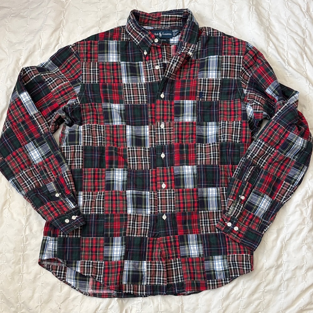 Ralph Lauren Multicolor Plaid Button Down Shirt
